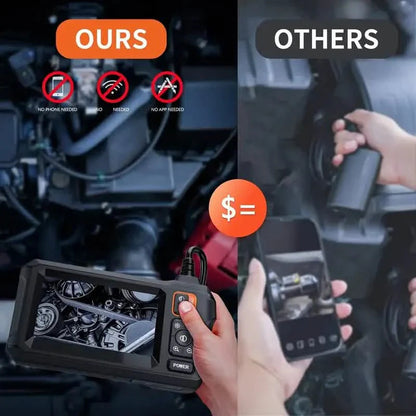 HD 1080P Borescope with 4.3" LCD Screen - Waterproof, Rechargeable Endoscope Camera DailySale