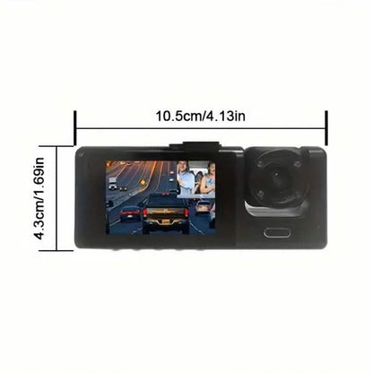HD 1080P Car Dual Camera with IR Night Vision Loop Recording 2" IPS Screen DailySale