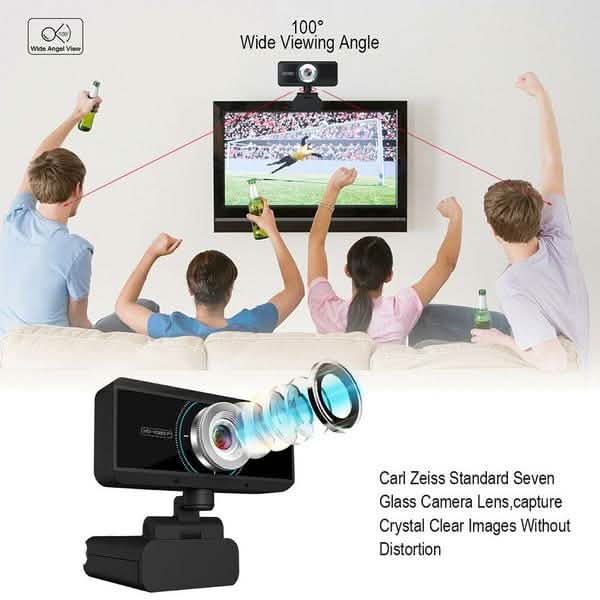 HD 1080P Desktop PC Video Calling Webcam with Microphone DailySale