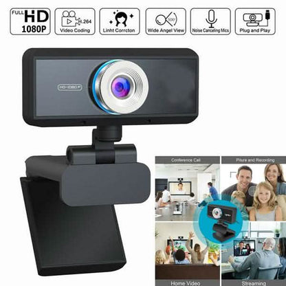 HD 1080P Desktop PC Video Calling Webcam with Microphone DailySale