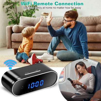 HD 1080P Wi-Fi Alarm Clock Camera DailySale