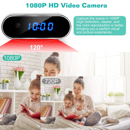 HD 1080P Wi-Fi Alarm Clock Camera DailySale