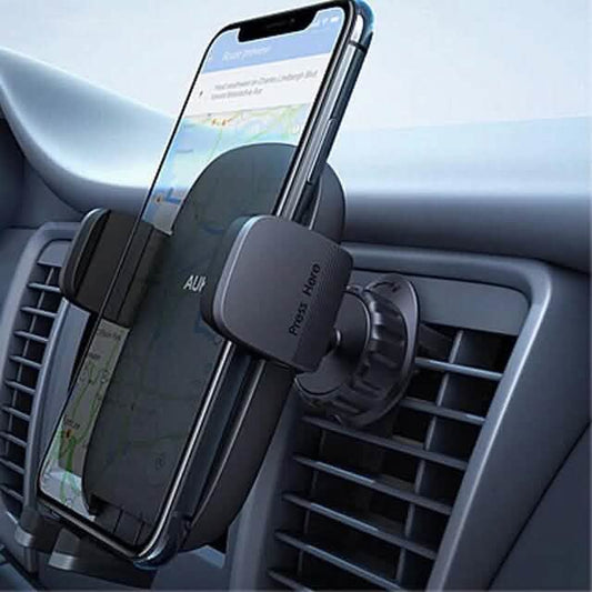 HD-C58 Car Phone Holder with Stronger Vent Clip Hands, Aura Black DailySale
