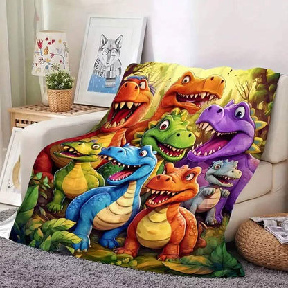 HD Digital Print Flannel Throw Blanket DailySale