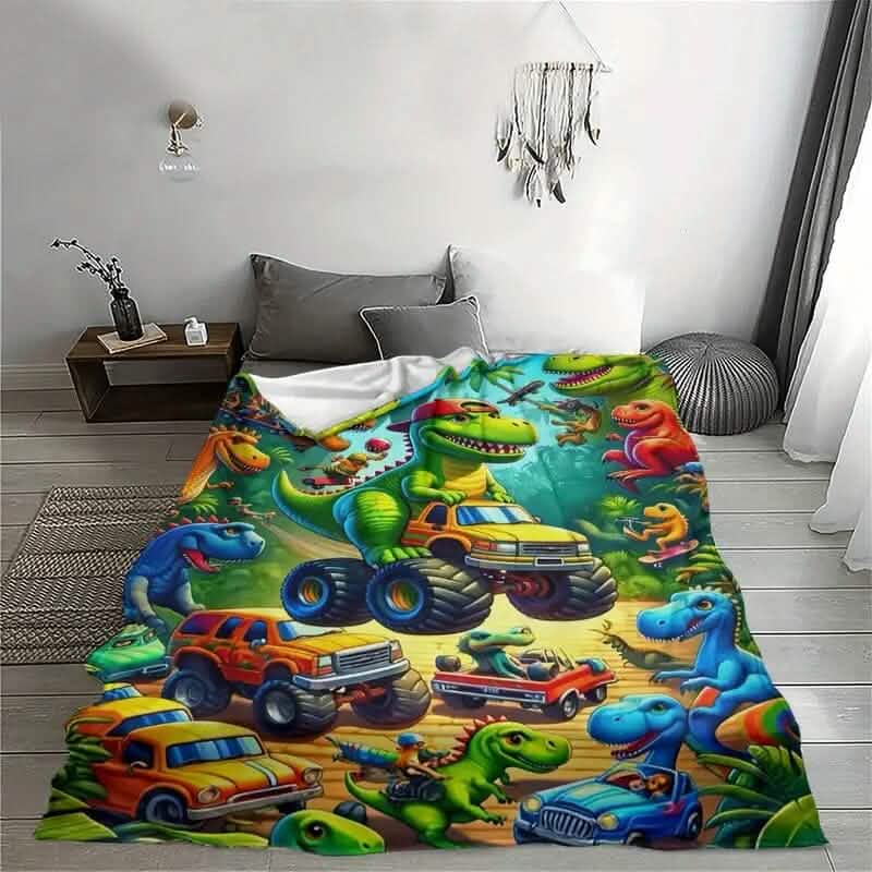 HD Digital Print Flannel Throw Blanket DailySale