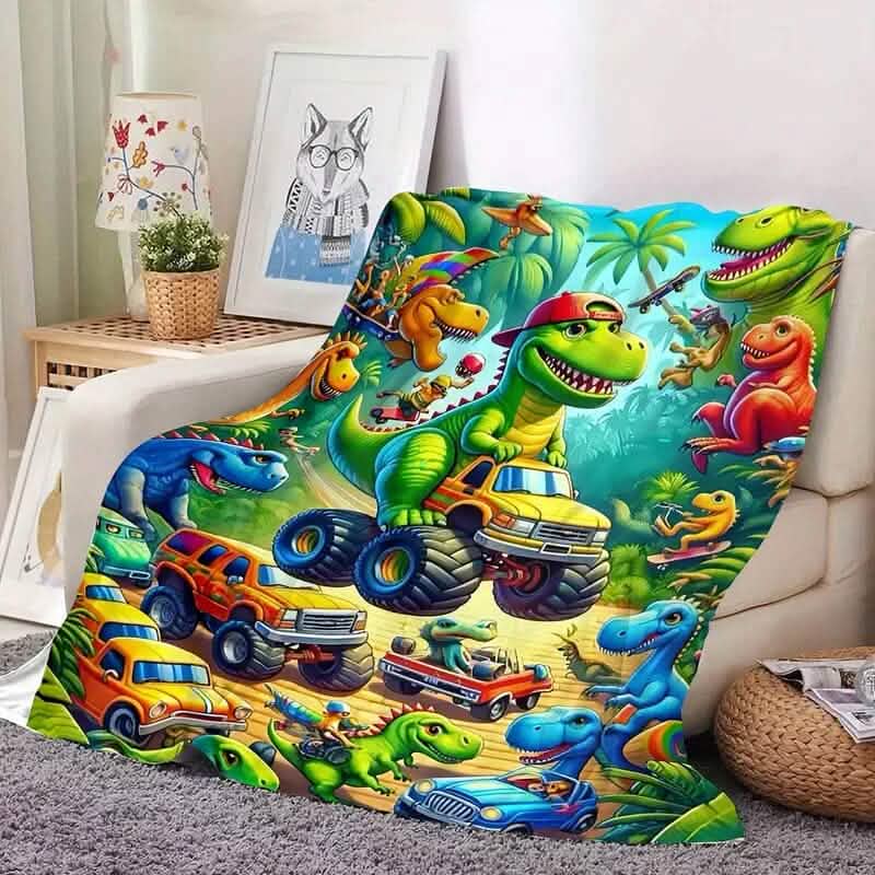 HD Digital Print Flannel Throw Blanket DailySale