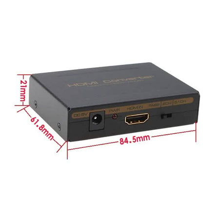 HDMI to HDMI + SPDIF + RCA L / R Audio Extractor - Converter DailySale