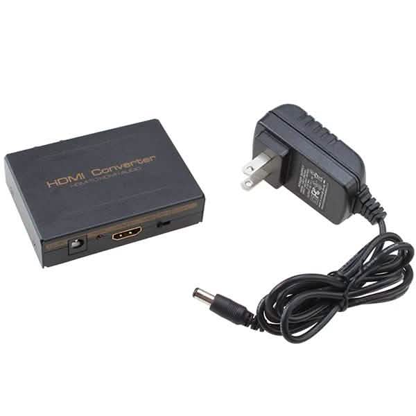 HDMI to HDMI + SPDIF + RCA L / R Audio Extractor - Converter DailySale