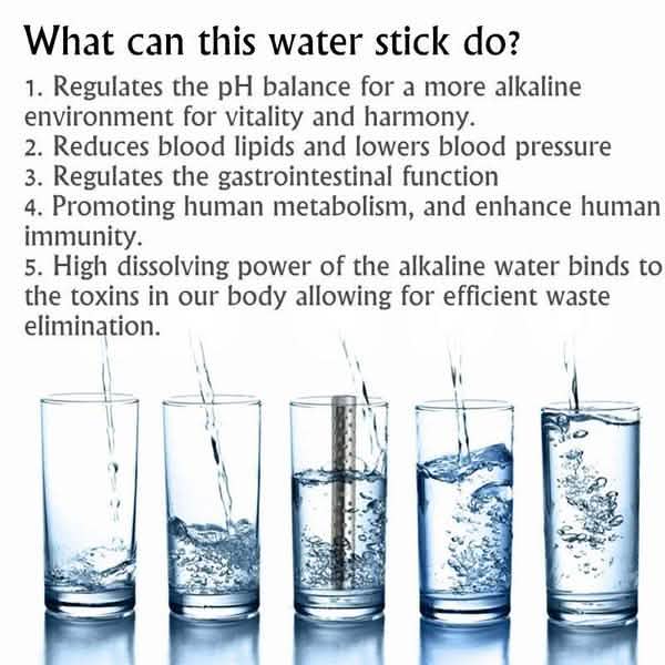 Health PH Ionizer Negative Ion Alkaline Water Purifier Stick DailySale