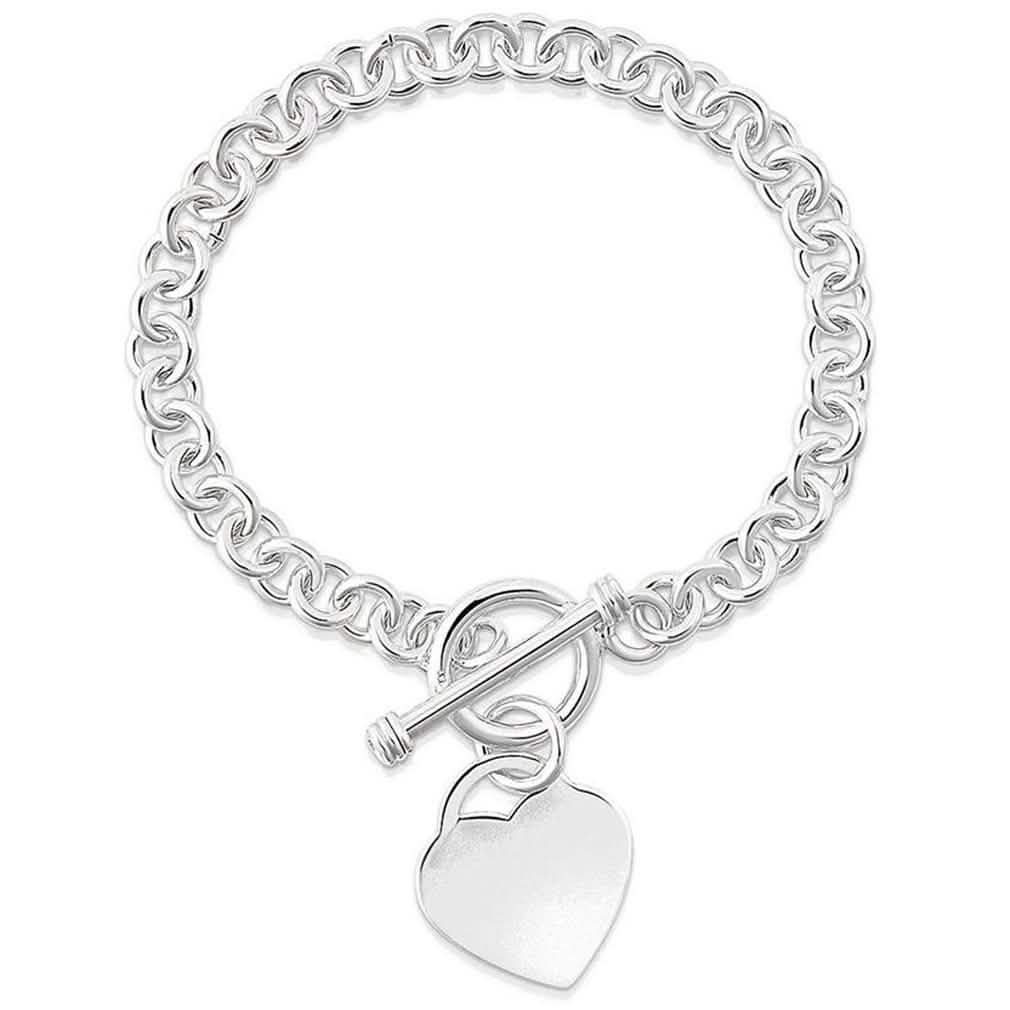 Heart Charm Bracelet - Assorted Colors DailySale