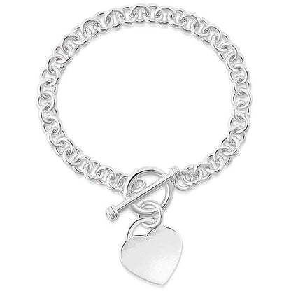 Heart Charm Bracelet - Assorted Colors DailySale