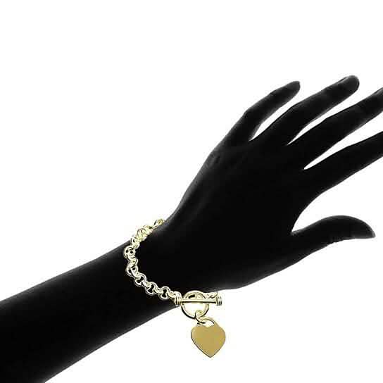 Heart Charm Toggle Bracelet DailySale