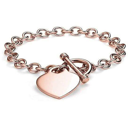 Heart Charm Toggle Bracelet DailySale