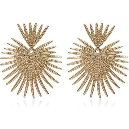 Heart Dangle Earrings Studs Gold Star Statement Earrings DailySale