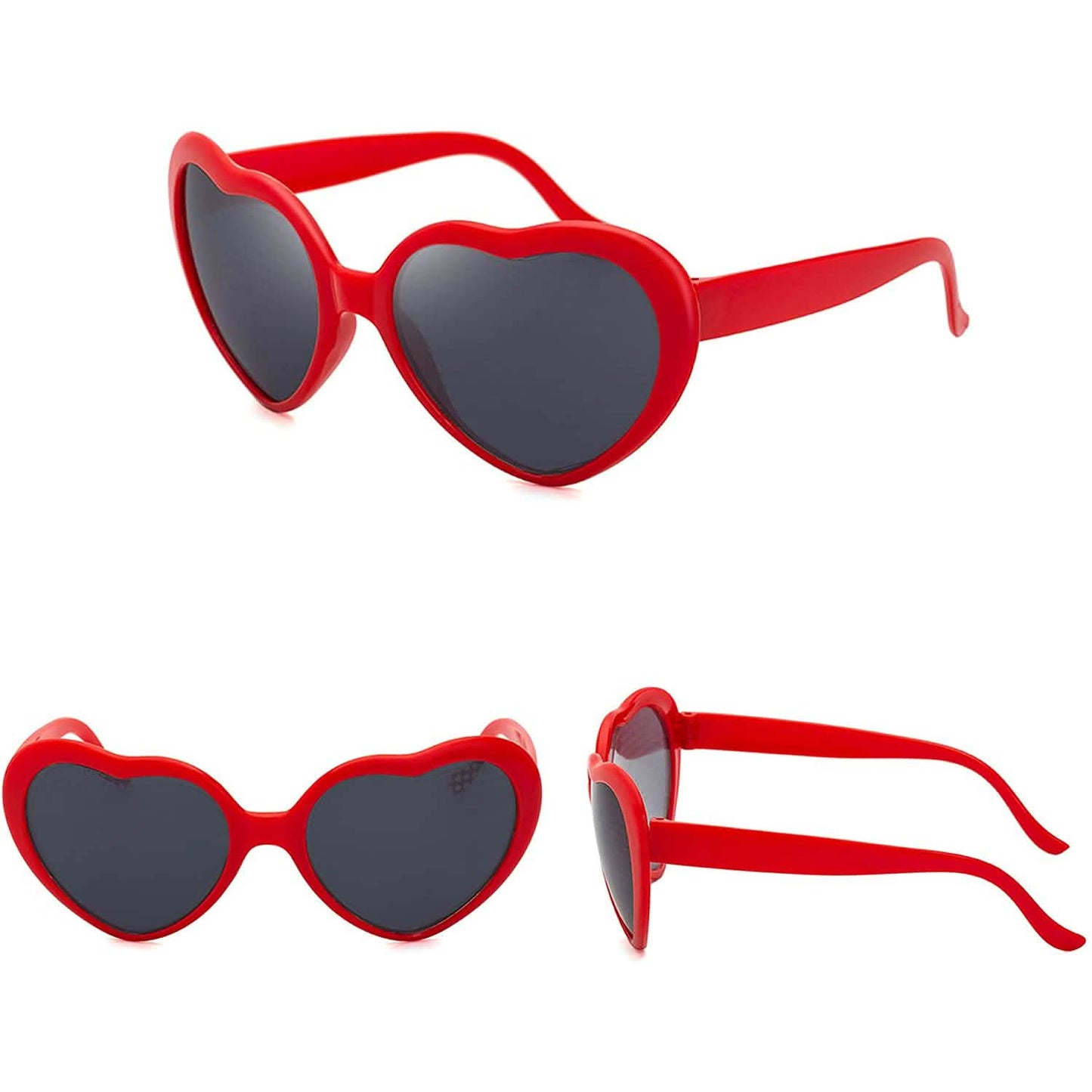 Heart Shaped Sunglasses EDM Festival Light Changing Eyewear Heart Effect DailySale