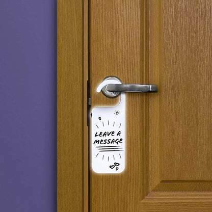 Hearth And Haven Hanging Door Sign Dry Erase White Board Do Not Disturb DailySale