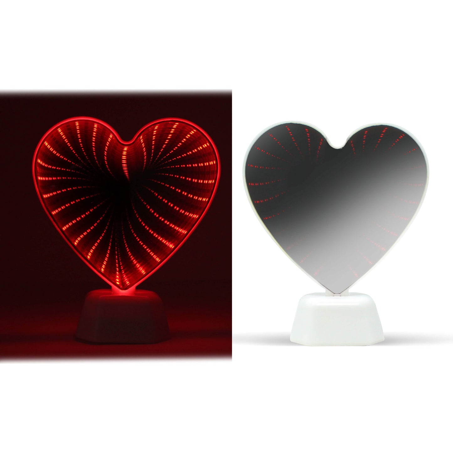 Hearth and Haven Laser Night Light Desktop Decorative Infinity Mirror DailySale