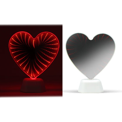 Hearth and Haven Laser Night Light Desktop Decorative Infinity Mirror DailySale