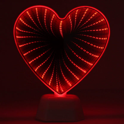 Hearth and Haven Laser Night Light Desktop Decorative Infinity Mirror DailySale