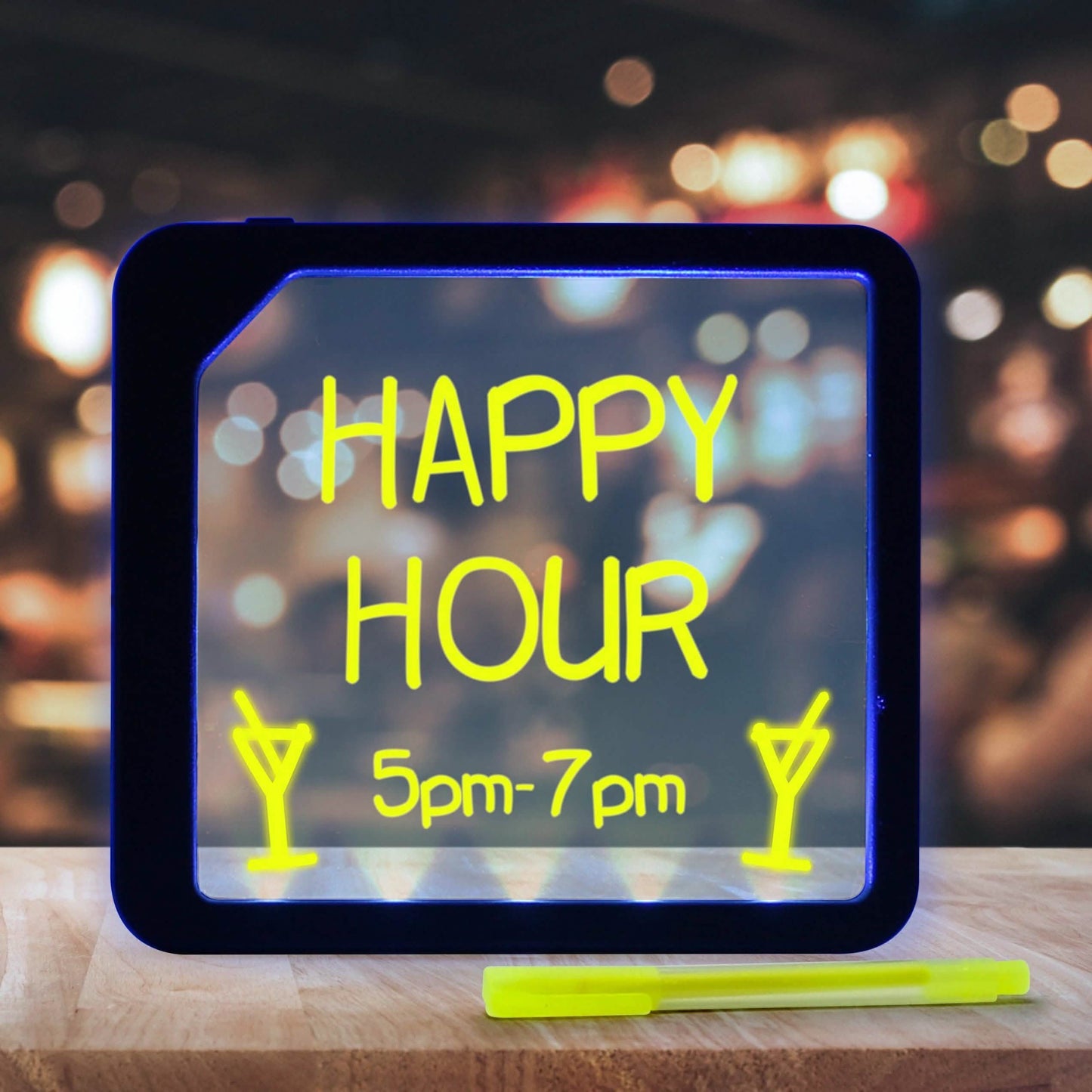 Hearth & Haven Florescent LED Marker Message Board DailySale