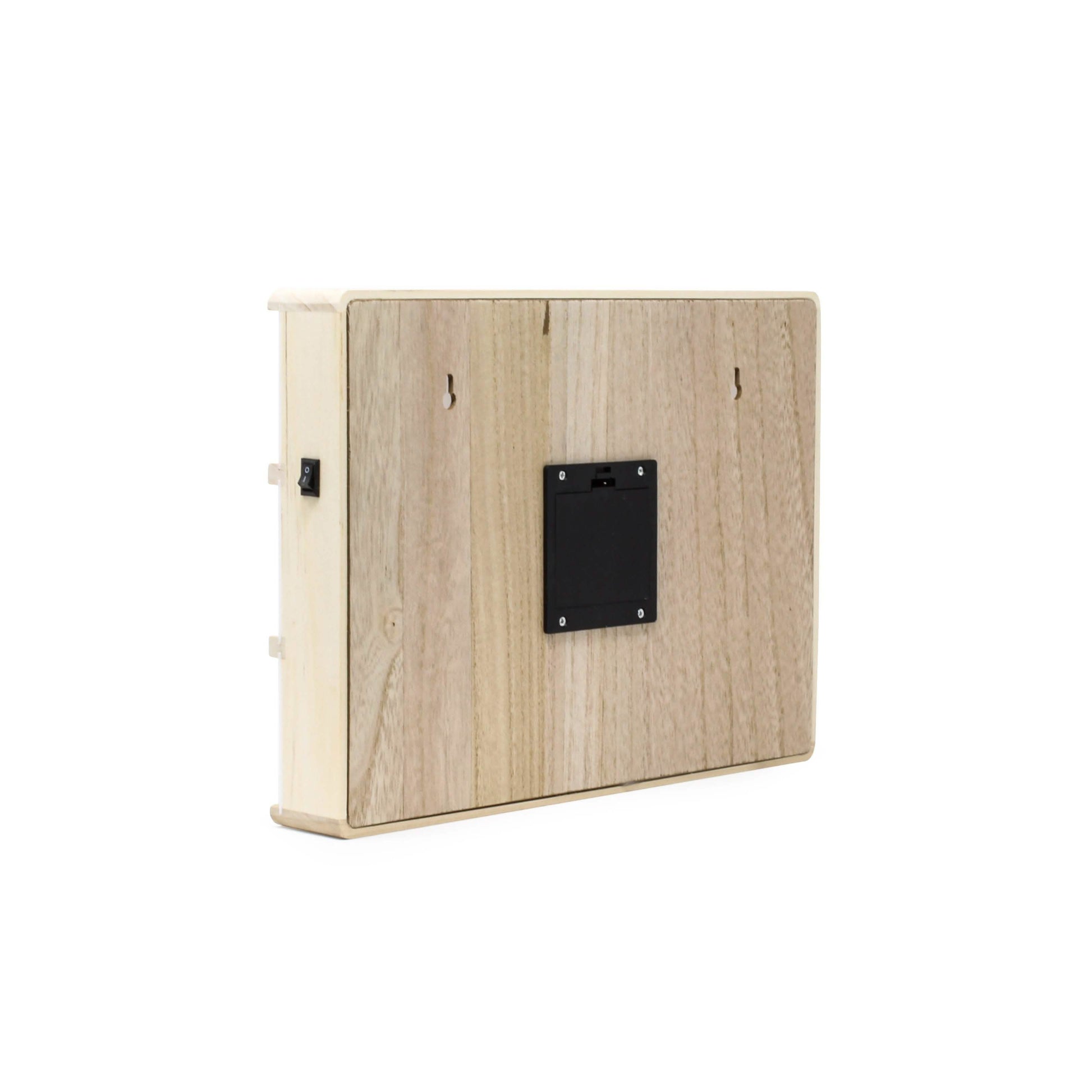 Hearth & Haven Wooden LED Light-Up Message Lightbox DailySale