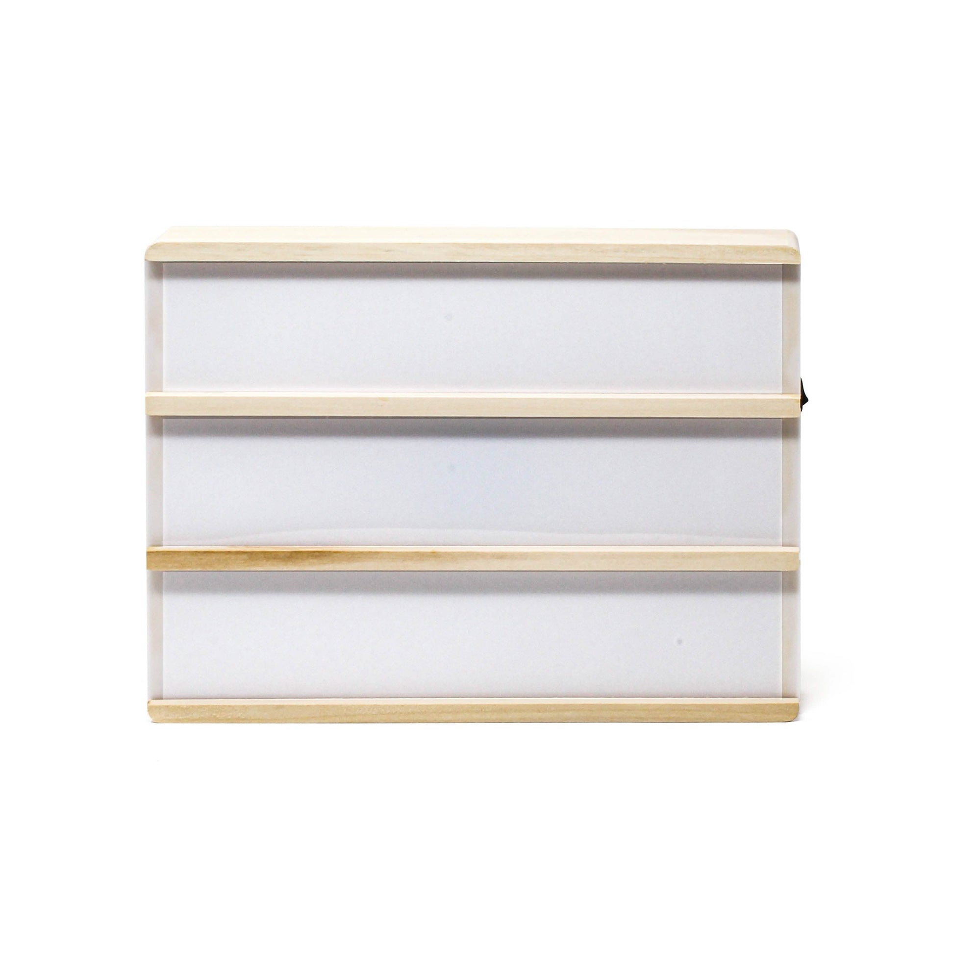 Hearth & Haven Wooden LED Light-Up Message Lightbox DailySale