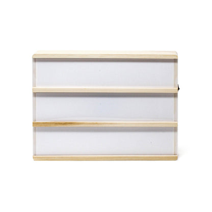 Hearth & Haven Wooden LED Light-Up Message Lightbox DailySale