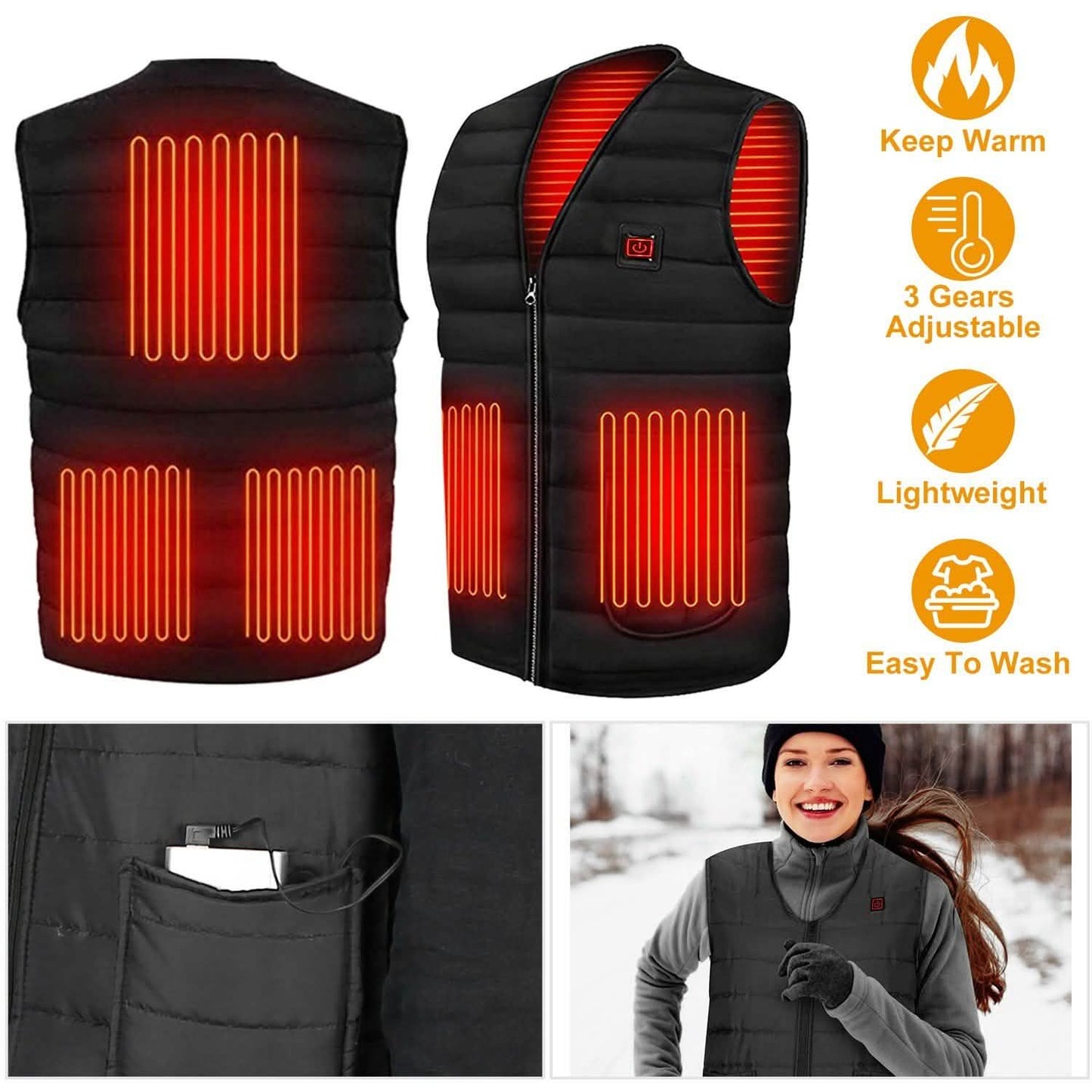Heat Jacket Vest DailySale