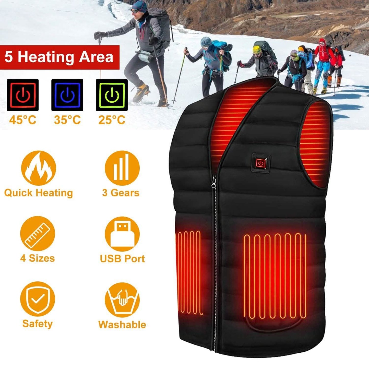 Heat Jacket Vest DailySale