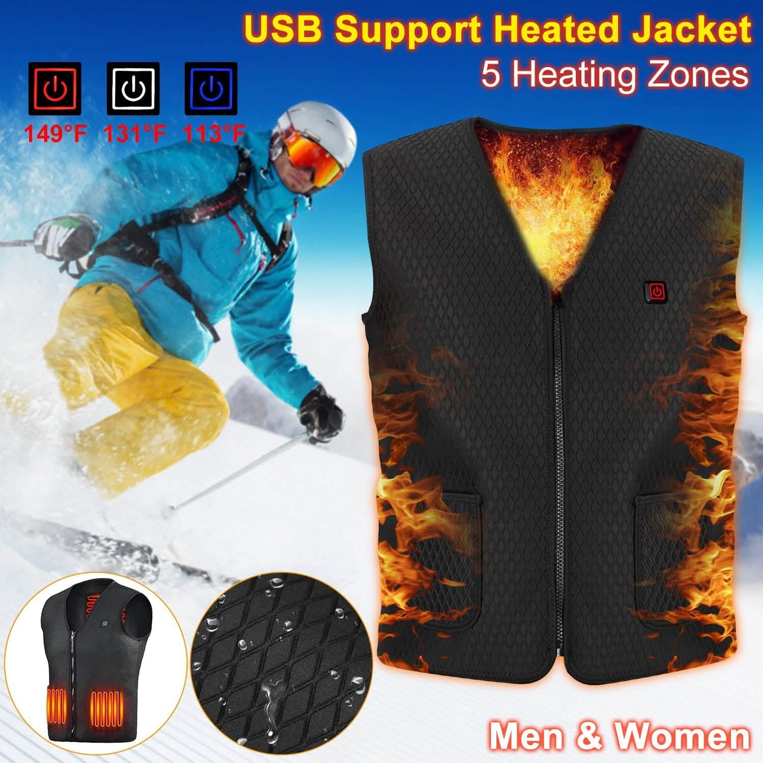 Heat Jacket Vest with 3 Adjustable Temperatures DailySale