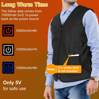 Heat Jacket Vest with 3 Adjustable Temperatures DailySale