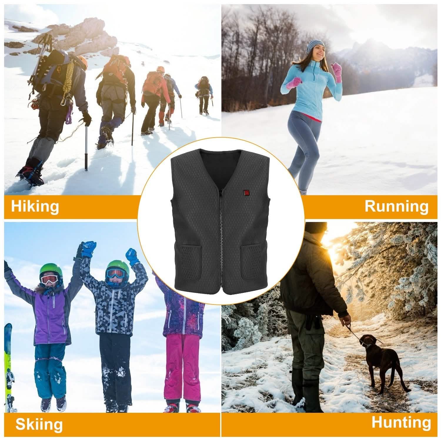 Heat Jacket Vest with 3 Adjustable Temperatures DailySale