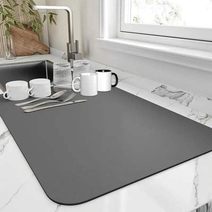 Heat Resistant Drainer Mat with Non-Slip Rubber Back DailySale