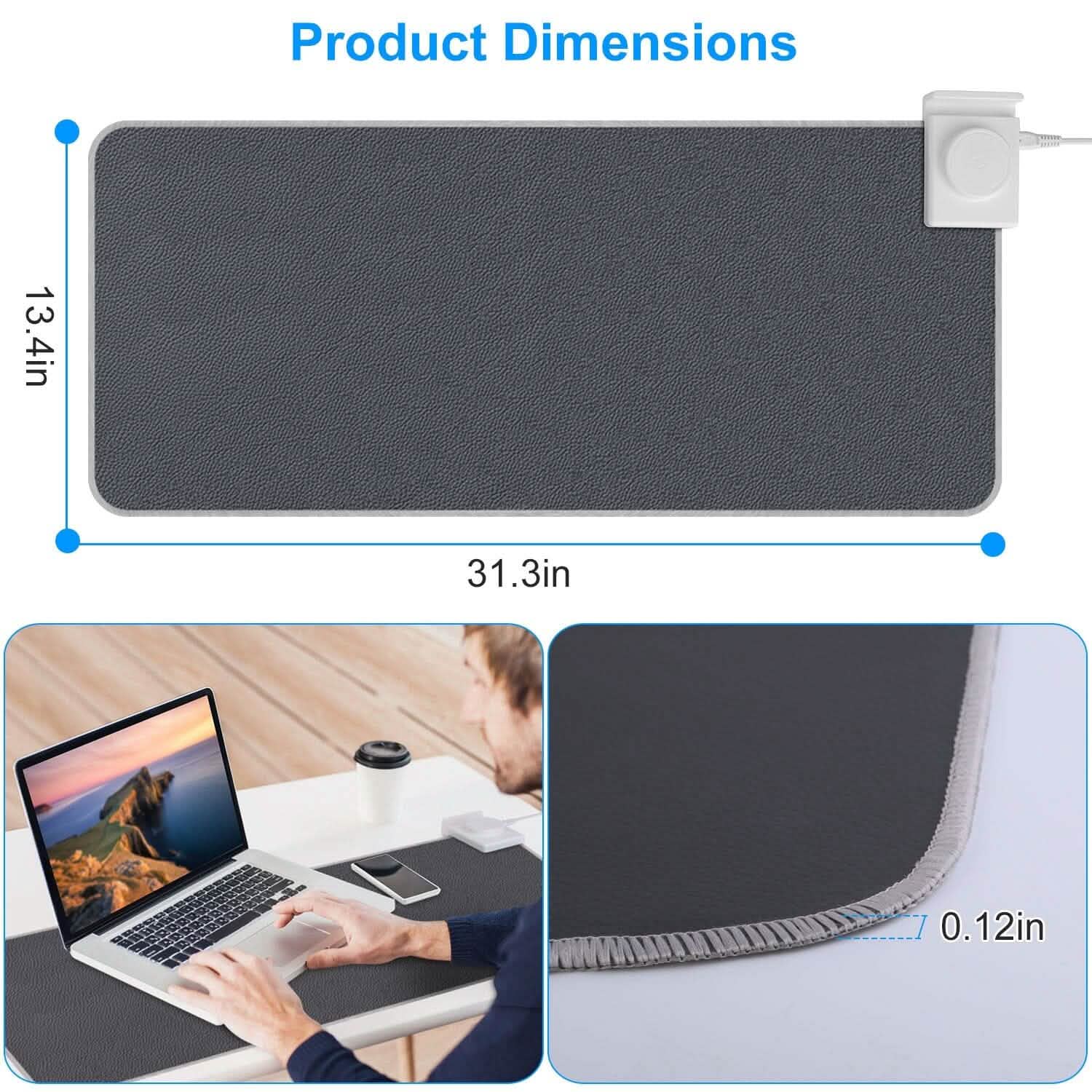 Heated Gaming Mouse Pad Large DailySale