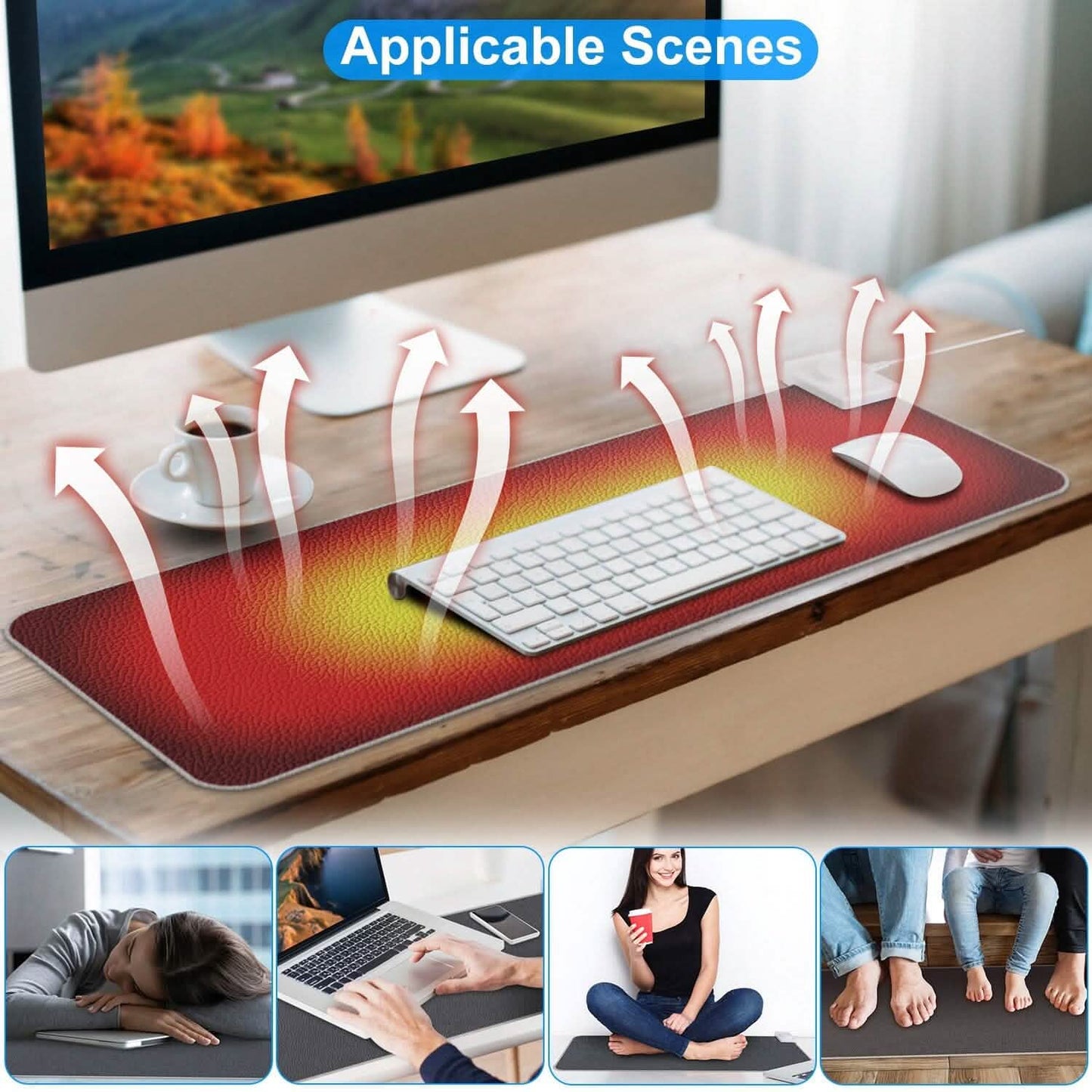 Heated Gaming Mouse Pad Large DailySale