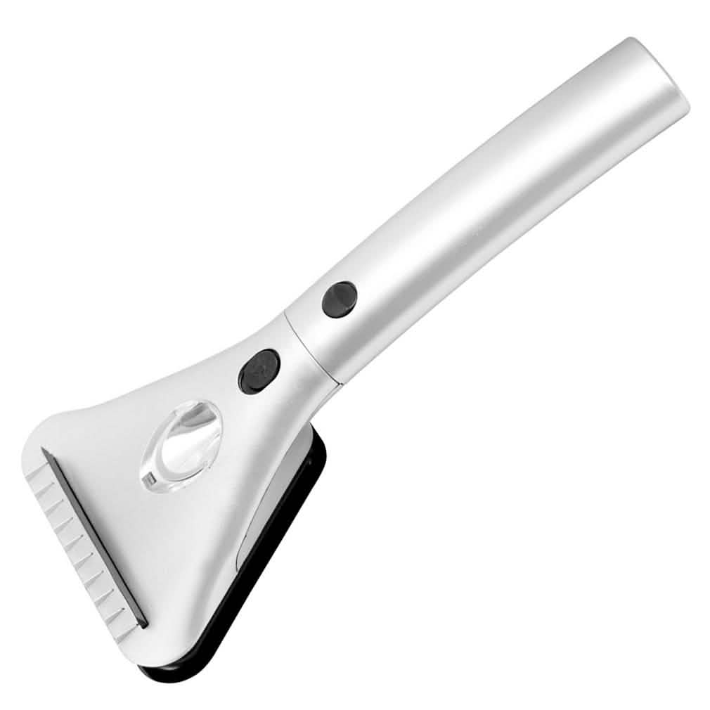Heated Ice Scraper with Built-In Wide-Beam LED Light DailySale
