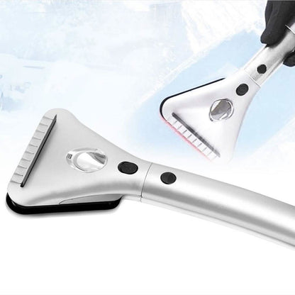 Heated Ice Scraper with Built-In Wide-Beam LED Light DailySale