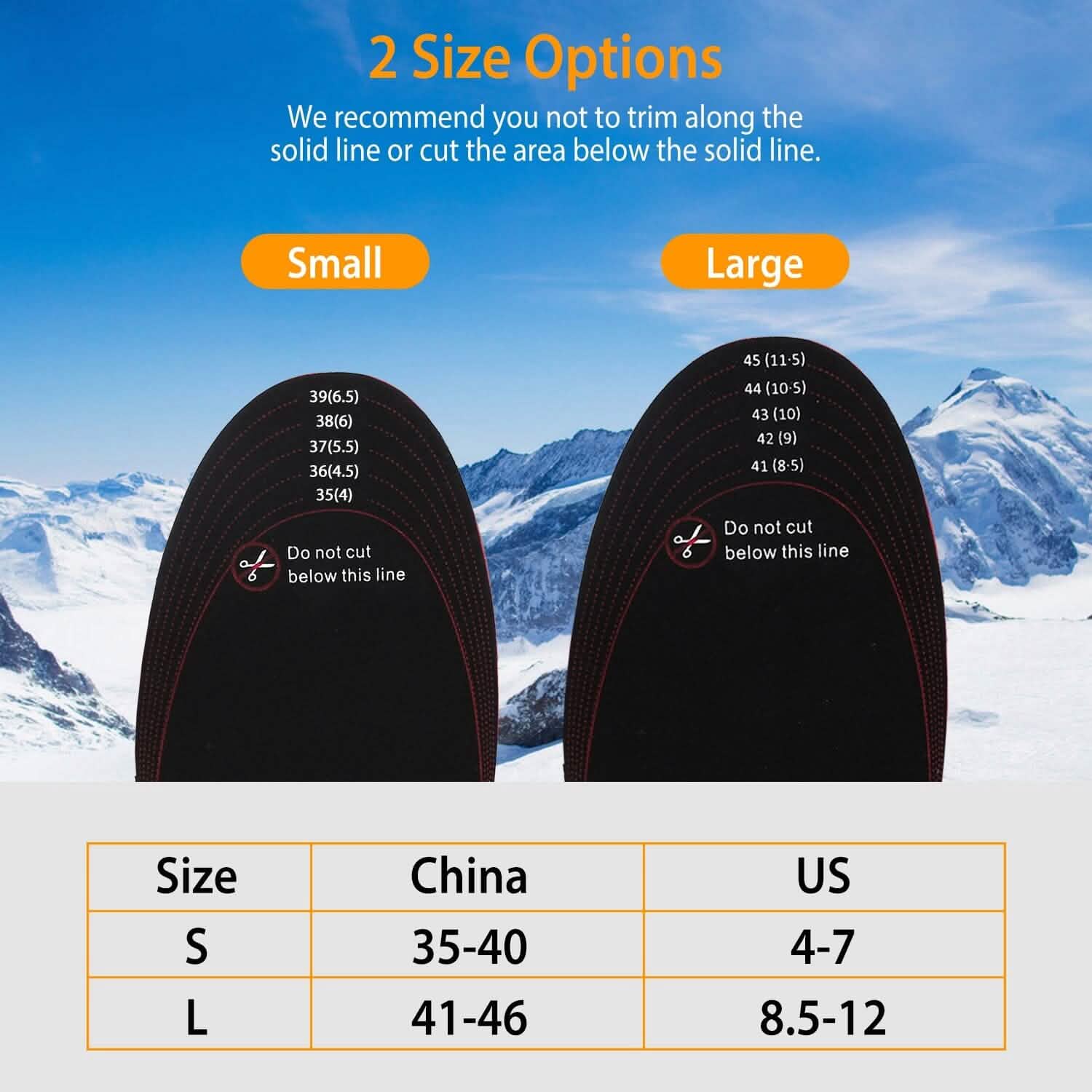 Heated Insoles Electric Heated Foot Warmer DailySale