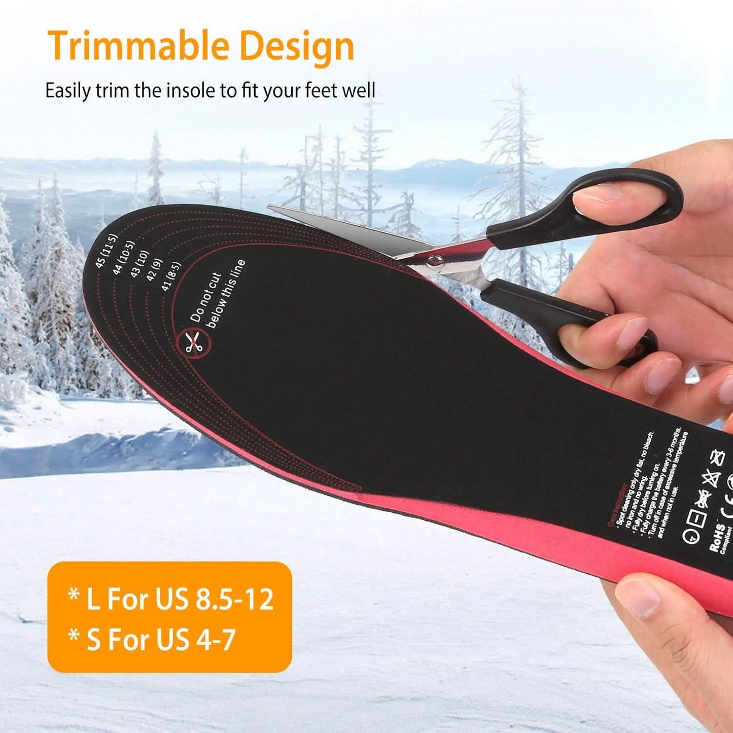 Heated Insoles Electric Heated Foot Warmer DailySale