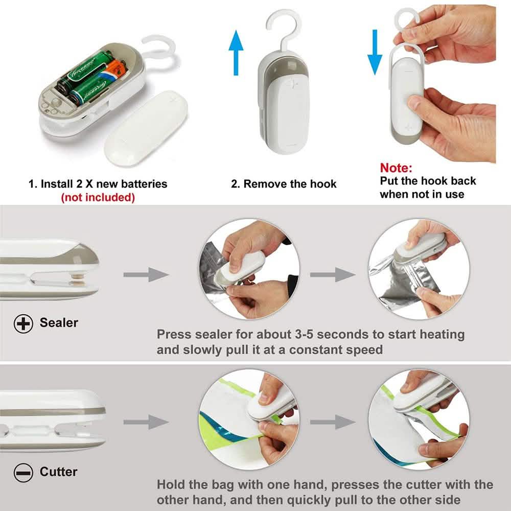 Heated Vacuum Chip Bag Sealer DailySale