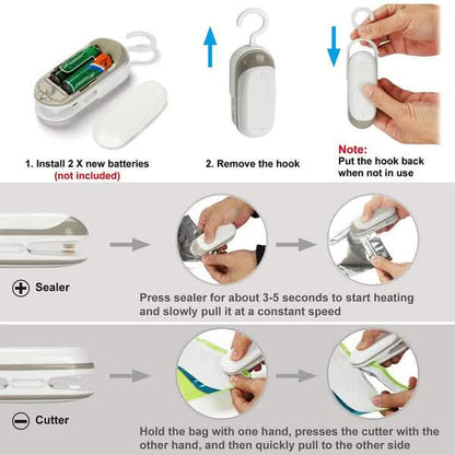 Heated Vacuum Chip Bag Sealer DailySale