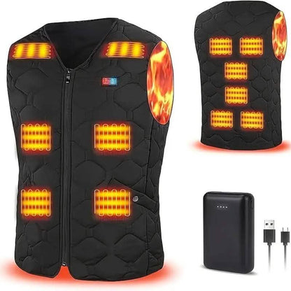 Heated Vest Electric Thermal Warm Jacket DailySale