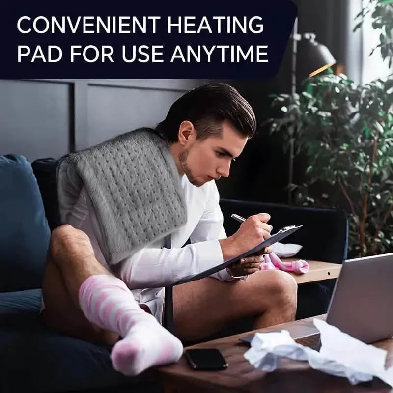 Heating Pad 12x24 Inch Soft Flannel with 4 Heat Levels Up To 150°F and 2-Hour Auto-Off DailySale