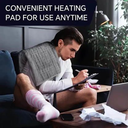 Heating Pad 12x24 Inch Soft Flannel with 4 Heat Levels Up To 150°F and 2-Hour Auto-Off DailySale