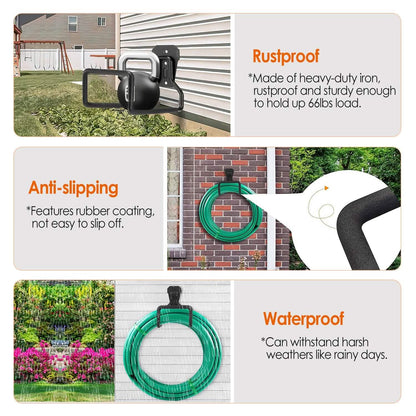 Heavy Duty Iron Hose Holder Wall Mounted DailySale
