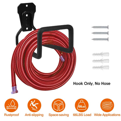 Heavy Duty Iron Hose Holder Wall Mounted DailySale