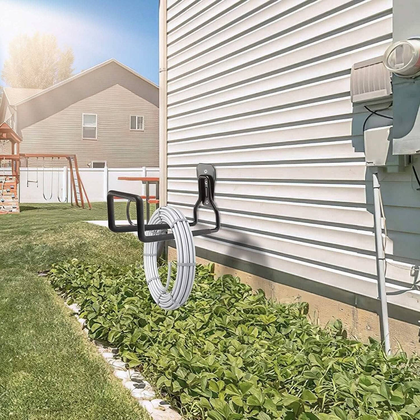 Heavy Duty Iron Hose Holder Wall Mounted DailySale