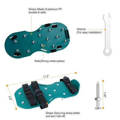 Heavy Duty Lawn Aerator Shoes with Adjustable Straps DailySale