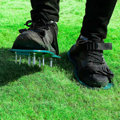 Heavy Duty Lawn Aerator Shoes with Adjustable Straps DailySale
