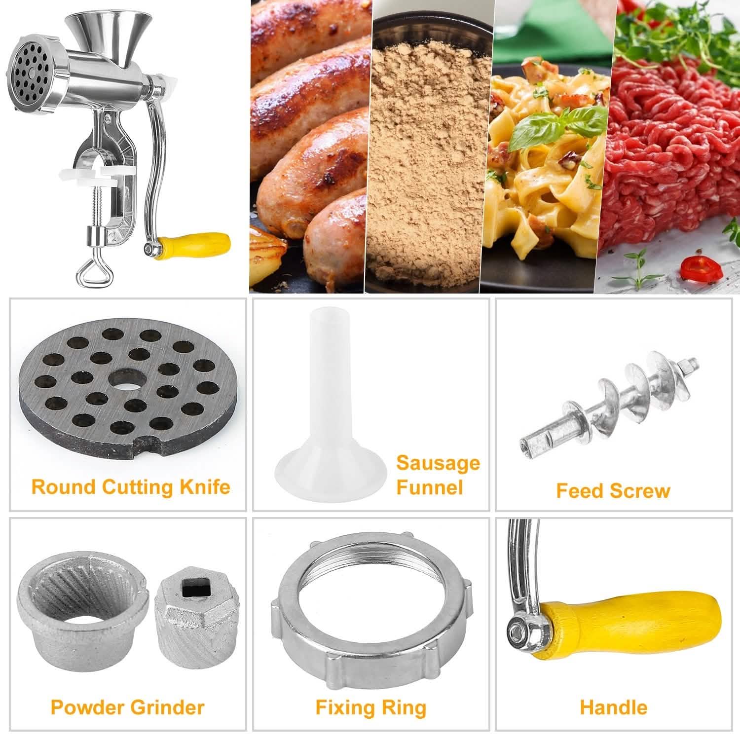 Heavy Duty Manual Meat Grinder DailySale